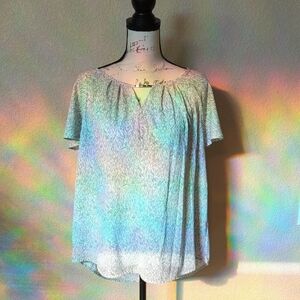 Elegant Black and White Women's Top